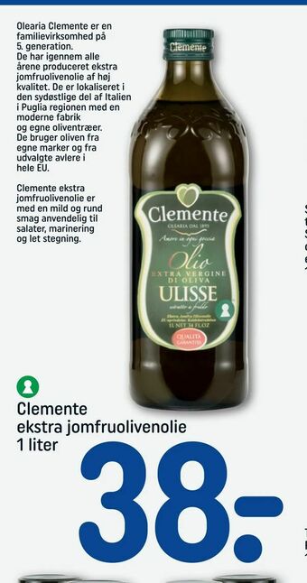 Clemente ekstra jomfruolivenolie