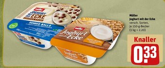 REWE DE Müller Joghurt mit der Ecke tilbud