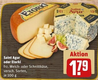 REWE DE Saint Agur oder Etorki tilbud