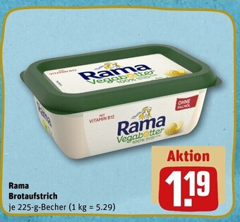 REWE DE Rama Brotaufstrich tilbud