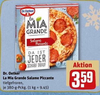 REWE DE Dr.Oetker La Mia Grande Salame Piccante tilbud