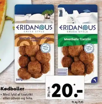 Lidl Kødboller 280g tilbud
