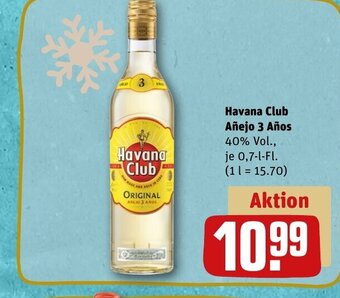 REWE DE Havana Club Añejo 3 Años tilbud