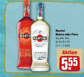 REWE DE Martini Bianco oder Fiero tilbud