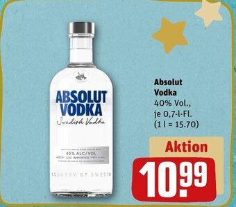 REWE DE Absolut Vodka tilbud