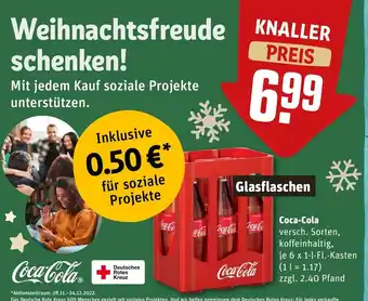 REWE DE Coca-Cola 1 L. tilbud