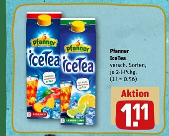 REWE DE Pfanner Ice Tea tilbud