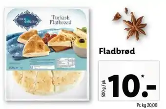 Lidl Fladbrød 500g tilbud