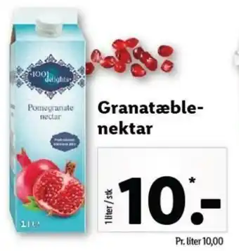 Lidl Granatæble-Nektar 1 Liter tilbud