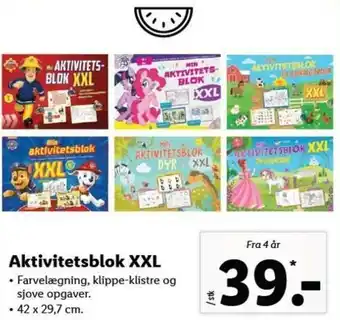 Lidl Aktivitetsblok XXL 42 X 29,7 cm tilbud