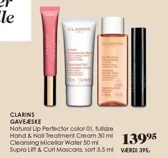 Matas Clarins gaveæske tilbud