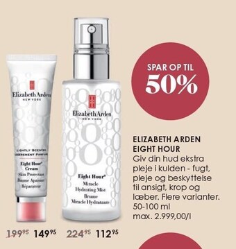 Matas Elizabeth arden eight hour tilbud
