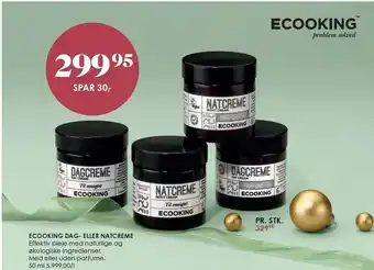 Matas Ecooking dag- el. natcreme tilbud