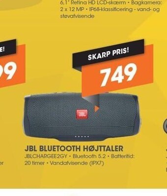 Jbl bluetooth højttaler