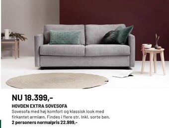 Drømmeland Hovden extra sovesofa tilbud