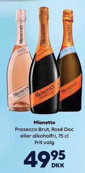 BorderShop Mionetto tilbud