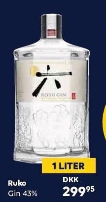 BorderShop Ruko gin 43% tilbud