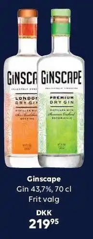 BorderShop Gin 43,7% tilbud