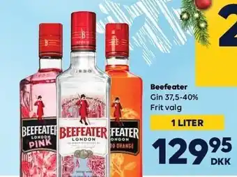 BorderShop Beefeater gin 37,5-40% tilbud