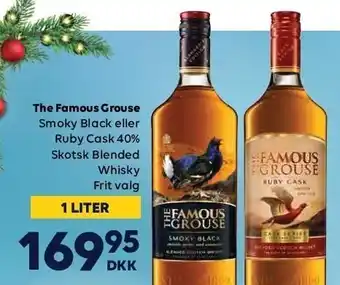 The famous grouse smoky black el. ruby cask 40% skotsk blended whisky