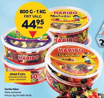 BorderShop Haribo dåser tilbud