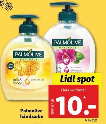 Lidl Palmolive Håndsæbe 300ml tilbud