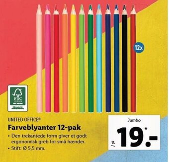 Lidl Farveblyanter 12-Pak tilbud
