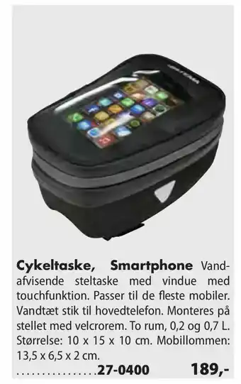 Cykeltaske, Smartphone