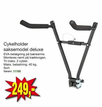 Harald Nyborg Cykelholder saksemodel deluxe tilbud