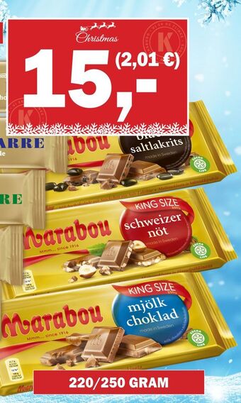 Købmandsgården Marabou king size tilbud