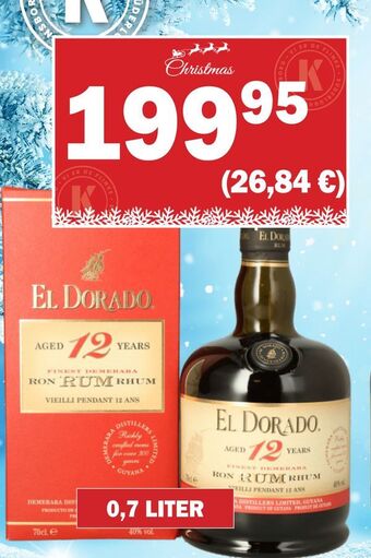 Købmandsgården El dorado rom 12 years tilbud