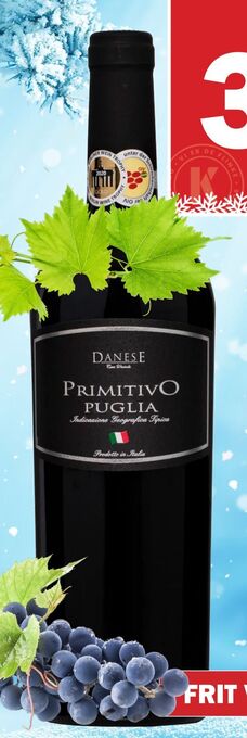 Købmandsgården Primitivo puglia tilbud