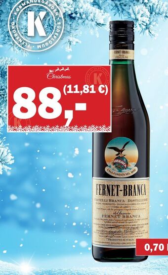 Købmandsgården Fernet-branca tilbud