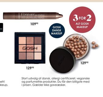 Matas Alt gosh makeup tilbud