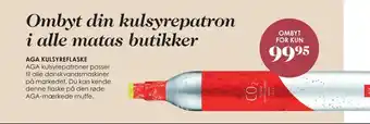Matas Aga kulsyreflaske tilbud