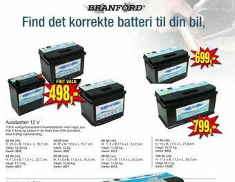 Harald Nyborg Autobatteri 12 V tilbud