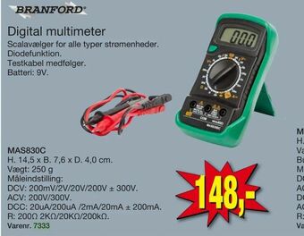 Harald Nyborg Digital multimeter tilbud
