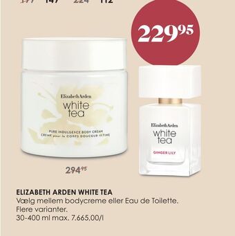 Matas Elizabeth arden white tea tilbud