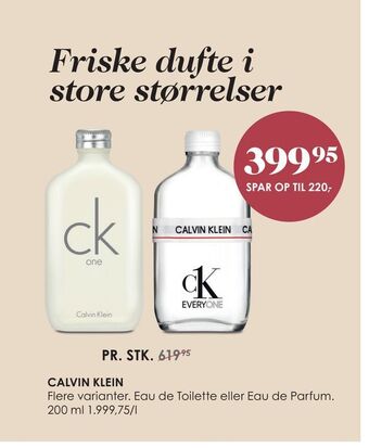 Matas Calvin klein tilbud