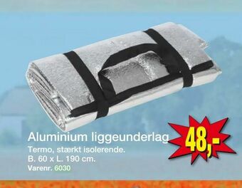 Harald Nyborg Aluminium liggeunderlag tilbud