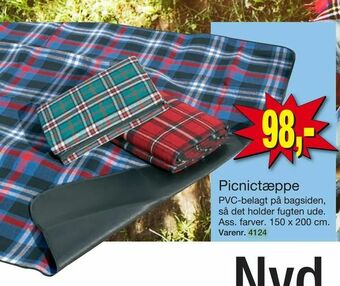 Harald Nyborg Picnictæppe tilbud