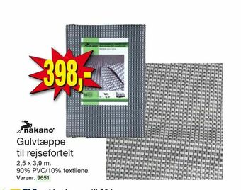 Harald Nyborg Gulvtæppe til rejsefortelt tilbud