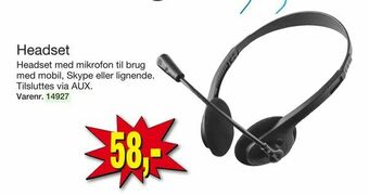 Harald Nyborg Headset tilbud