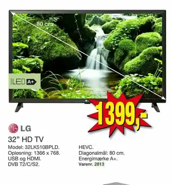 Harald Nyborg 32" hd tv tilbud