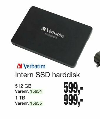 Intern SSD harddisk