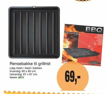 Harald Nyborg Rensebakke til grillrist tilbud