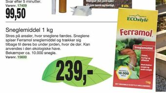 Harald Nyborg Sneglemiddel 1 kg tilbud
