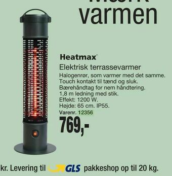 Harald Nyborg Elektrisk terrassevarmer tilbud