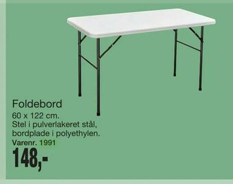 Harald Nyborg Foldebord tilbud