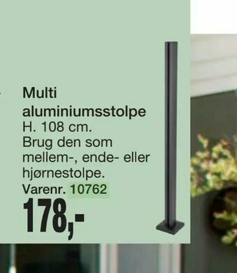 Harald Nyborg Multi aluminiumsstolpe tilbud